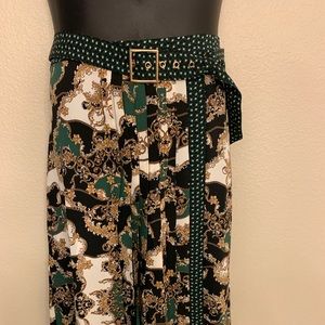 Dress Barn: Multi Print Pleated Skirt